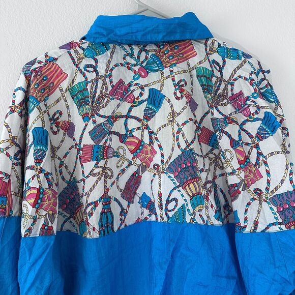 Vintage Westside Connection Women's (L) Jacket Windbreaker Y2K Blue - Picture 13 of 15